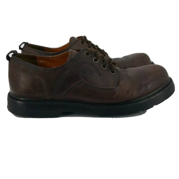 Timberland Other - Timberland Mens 95040 Nubuck Leather Lace Up Brown Oxford Shoes Size 9.5 M